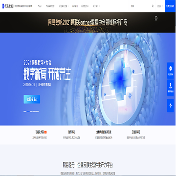 网易数帆网站截图预览