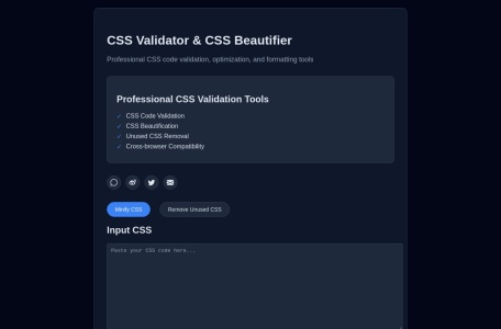 CSS Validator & Beautifier网站logo - “在线工具”网站目录优质网站推荐