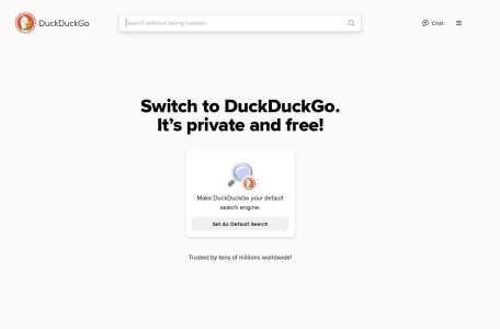DuckDuckGo网站截图