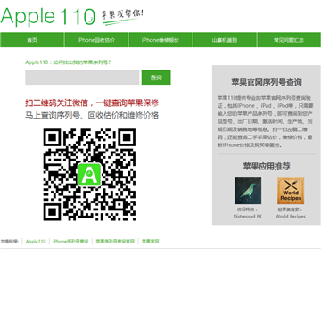 苹果110网