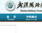 武汉铁路职业技术学院网站截图预览